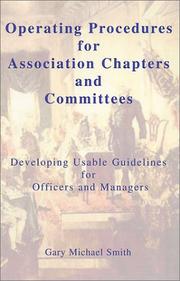Cover of: Operating Procedures for Association Chapters and Committees : Developing Usable Guidelines for Officers and Managers