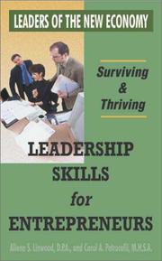 Cover of: Leadership Skills for Entrepreneurs | Aliene S. Linwood