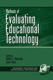 Cover of: Methods of Evaluating Educational Technology (Research Methods for Educational Technology Series Volume 1)