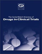 Cover of: Directory of Drugs in Clinical Trials, 2nd Edition