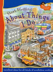 Cover of: Start Writing About Things I Do (Adventures in Literacy)