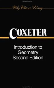 Cover of: Introduction to Geometry by H. S. M. Coxeter