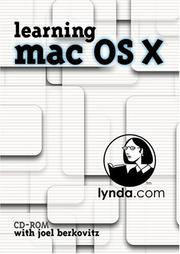 Cover of: Learning Mac OS X by Joel Berkovitz