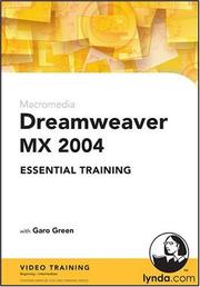 Cover of: Dreamweaver MX 2004 Essential Training