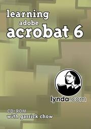 Cover of: Learning Adobe Acrobat 6