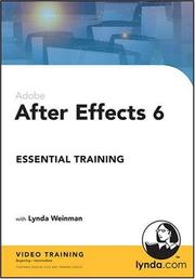 Cover of: After Effects 6 Essential Training by Lynda Weinman