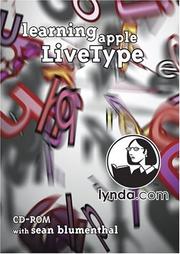 Learning Apple LiveType by Sean Blumenthal