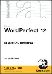 Cover of: WordPerfect 12 Essential Training