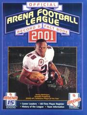 Cover of: Arena Football League Official Record and Fact Book 2001 (Arena Football League Official Record & Fact Book)