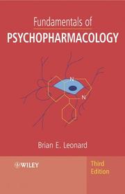 Cover of: Fundamentals of Psychopharmacology