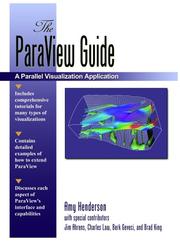 Cover of: The ParaView Guide by Amy Henderson
