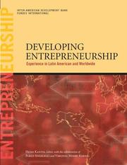 Cover of: Developing Entrepreneurship