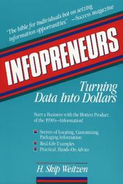 Cover of: Infopreneurs: Turning Data into Dollars