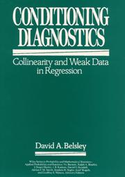 Cover of: Conditioning diagnostics: collinearity and weak data in regression