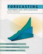 Cover of: Forecasting: methods and applications