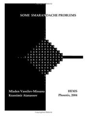 Cover of: Some Smarandache Problems, Vol. II by Mladen Vassilev-Missana; Krassimir Atanassov, Mladen Vassilev-Missana; Krassimir Atanassov