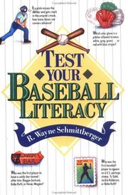 Cover of: Test your baseball literacy
