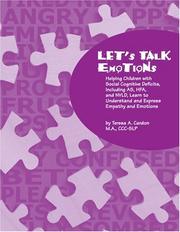 Let's Talk Emotions by Teresa A. Cardon