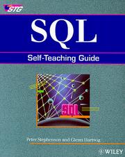 Cover of: SQL: self-teaching guide