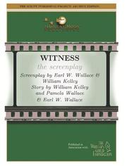 Cover of: Witness: the screenplay