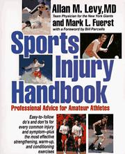Sports injury handbook by Allan M. Levy