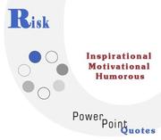 Cover of: Risk Quotations: Inspirational, Motivational, and Humorous Quotes on PowerPoint