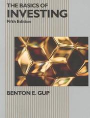 Cover of: The basics of investing by Benton E. Gup