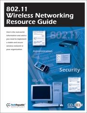 Cover of: 802.11 Wireless Networking Resource Guide