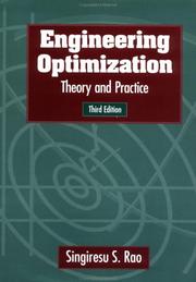 Cover of: Engineering optimization by Rao, S. S.