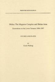 Cover of: Midea: The Megaron Complex And Shrine Area | Gisela Walberg