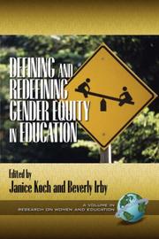 Cover of: Defining and Redefining Gender Equity in Education