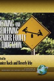 Cover of: Defining and Redefining Gender Equity in Education (HC) (Research on Women and Education, V. 1)