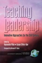 Cover of: Teaching Leadership: Innovative Approaches for the 21st Century (PB) (Leadership Horizons Series)