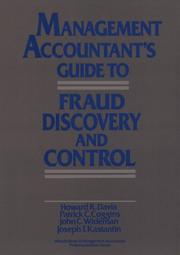 Cover of: Management accountant's guide to fraud discovery and control