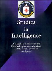 Studies in Intelligence by Lloyd D. Salvetti