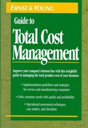 Cover of: The Ernst & Young guide to total cost management