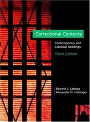 Cover of: Correctional Contexts: Contemporary And Classical Readings