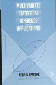 Cover of: Multivariate statistical inference and applications