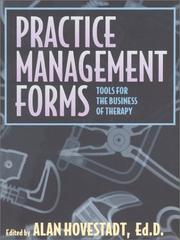 Practice Management Forms by Alan Hovestadt