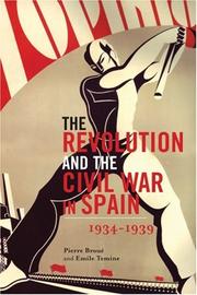 Cover of: Revolution and the Civil War in Spain by Pierre Broué, Emile Temine