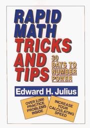 Cover of: Rapid math by Edward H. Julius