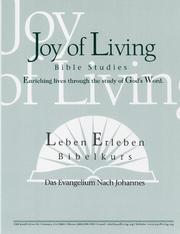 Cover of: Das Evangelium Nach Johannes (Leben Erleben Bibelkurs)