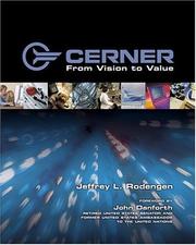 Cover of: CERNER: From Vision to Value