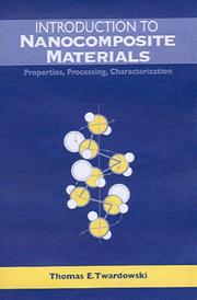 Cover of: Introduction to Nanocomposite Materials by Thomas E., Ph.D. Twardowski