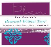 Cover of: Teacher's Plan Book Plus #3: Homework Without Tears