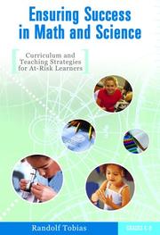 Cover of: Ensuring Success in Math and Science | Randolf Tobias