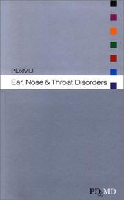 Cover of: Pdxmd Ear, Nose & Throat Disorders