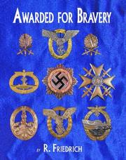 Cover of: Awarded for Bravery by R. Friedrich