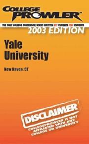 Cover of: College Prowler Yale University