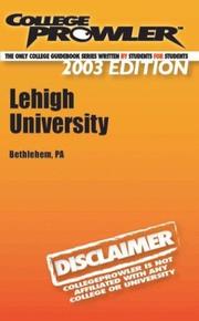 Cover of: College Prowler Lehigh University